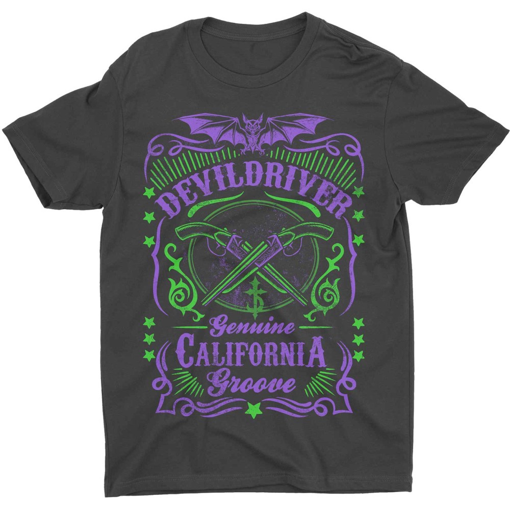 DevilDriver - Cross Guns Mens Tshirt - Black